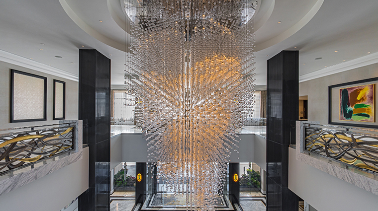 the post oak lobby chandelier